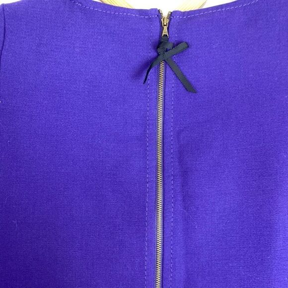 LOFT | Purple Pink Color Block Shift Dress Pink Purple Size 0 GUC T626 - Picture 5 of 6